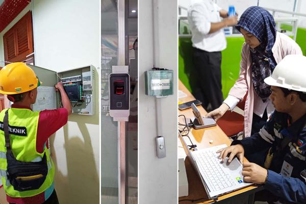 Akses kontrol pintu pln 